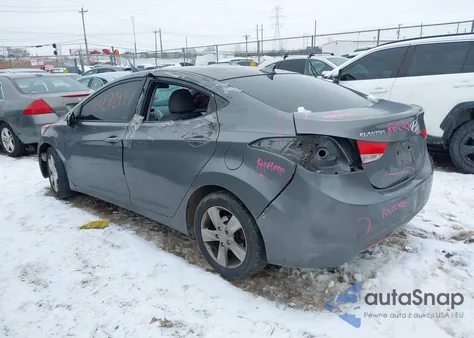 2013 Hyundai Elantra Gls z USA, uszkodzony, nr VIN 5NPDH4AE4DH240365